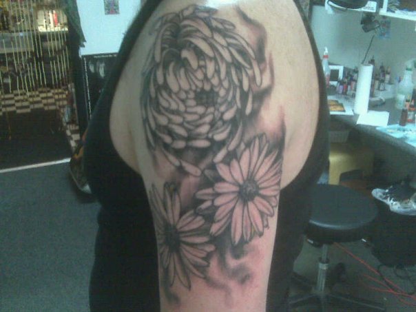 Calendula Flower Tattoo
